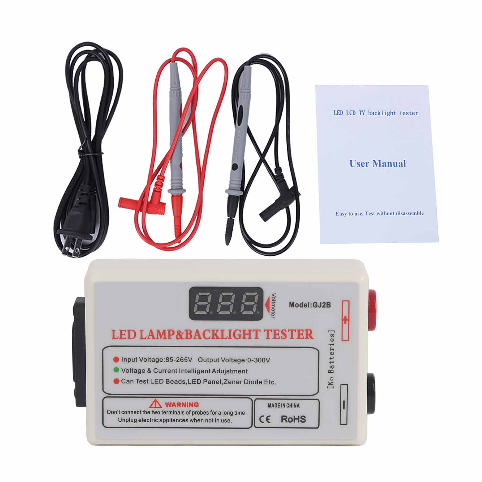 Led-tester Mit Automatischer Stromanpassung Für Lcd-bildschirme (85–265 V) – Us-stecker