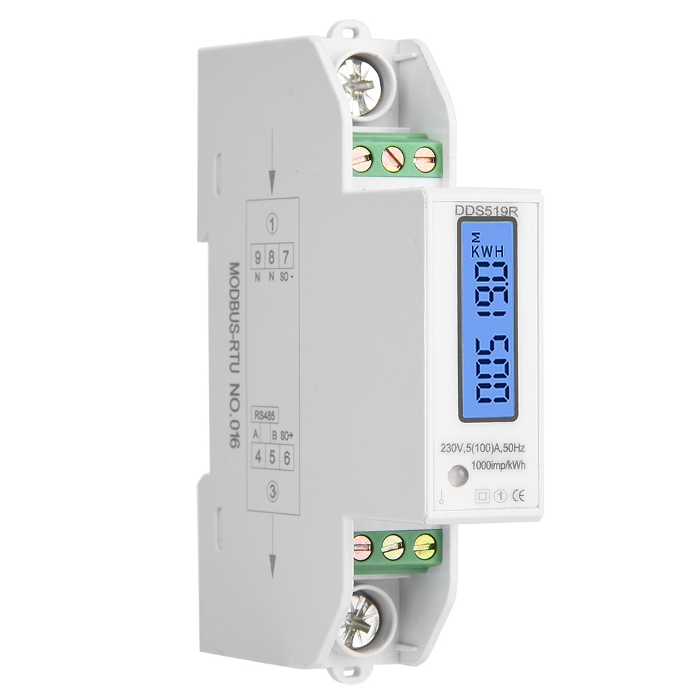 Intelligenter Einphasen-230-v-stromzähler Mit Digitalanzeige Dds519r