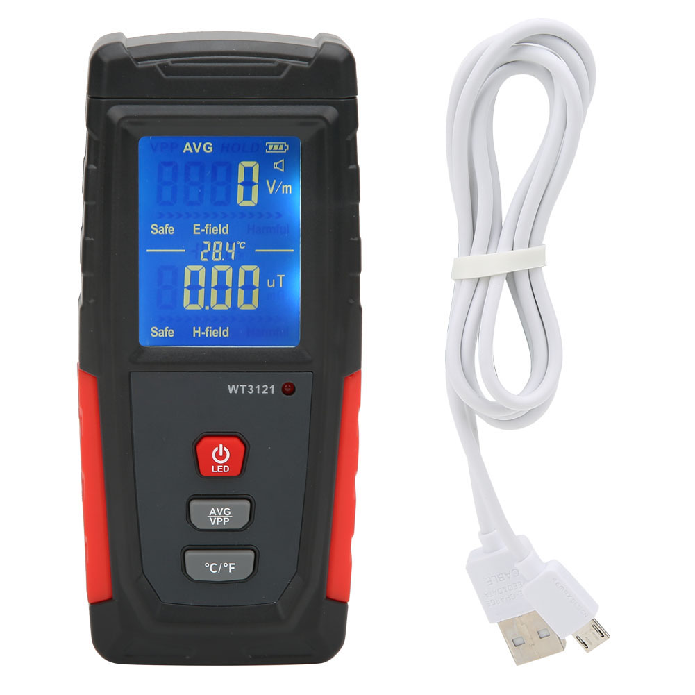 Tragbarer Elektromagnetfelddetektor Für Handy Und Computer – Mini-lcd-emf-tester