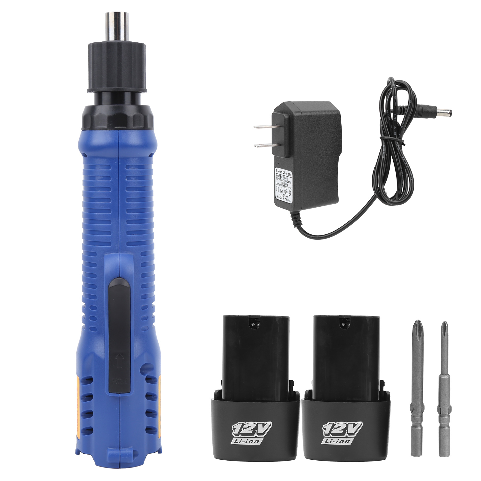 12-v-akku-multifunktions-elektroschrauber Mit Einstellbarem Drehmoment Und 2 Lipo-akkus (us-stecker 100–240 V)