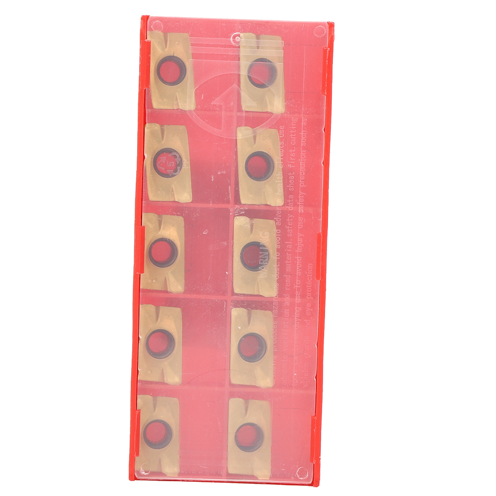 10 Apmt1604 Hartmetall-wendeschneidplatten Zum Fräsen Und Drehen, Härte 15-50 Hrc, Ideal Für Gehärtete Stähle