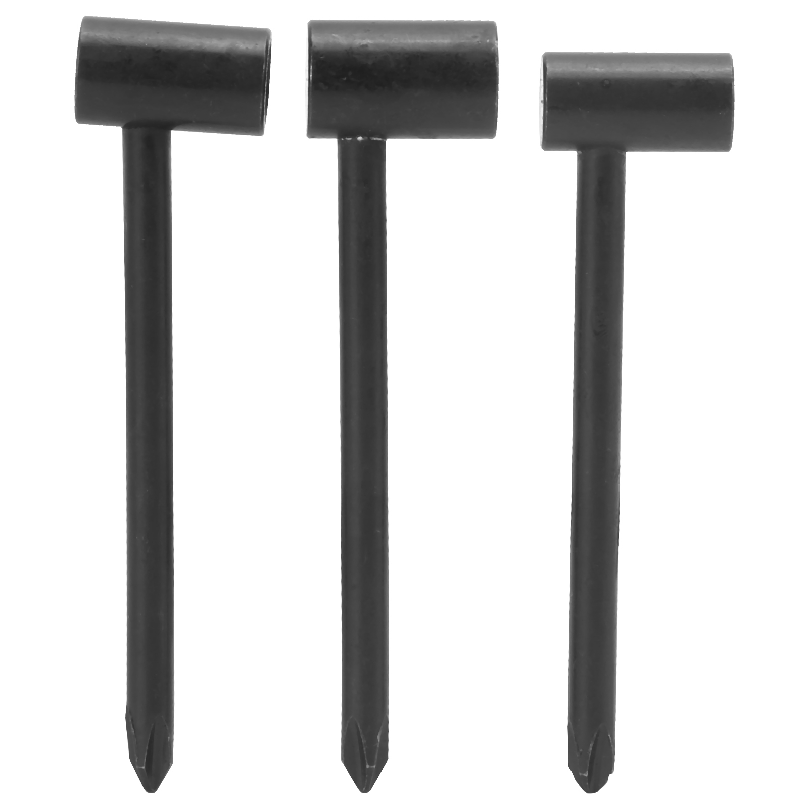 3-teiliger Gitarren-halsstabschlüssel 7 Mm / 8 Mm / 6,35 Mm, Universelles Einstellwerkzeug, Schwarz