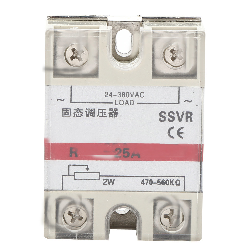 Einphasiger 25-a-halbleiter-spannungsregler, Niederfrequenz-ssr-modul, 24–380 V Ac