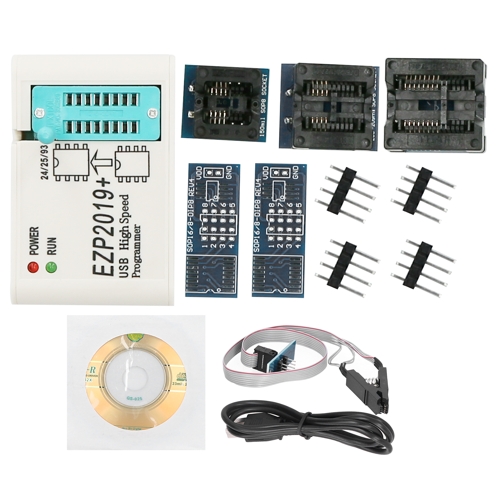 Hochgeschwindigkeits-programmiermodul 7-sockel-elektronikkomponente Für Windows Xp Ezp2019