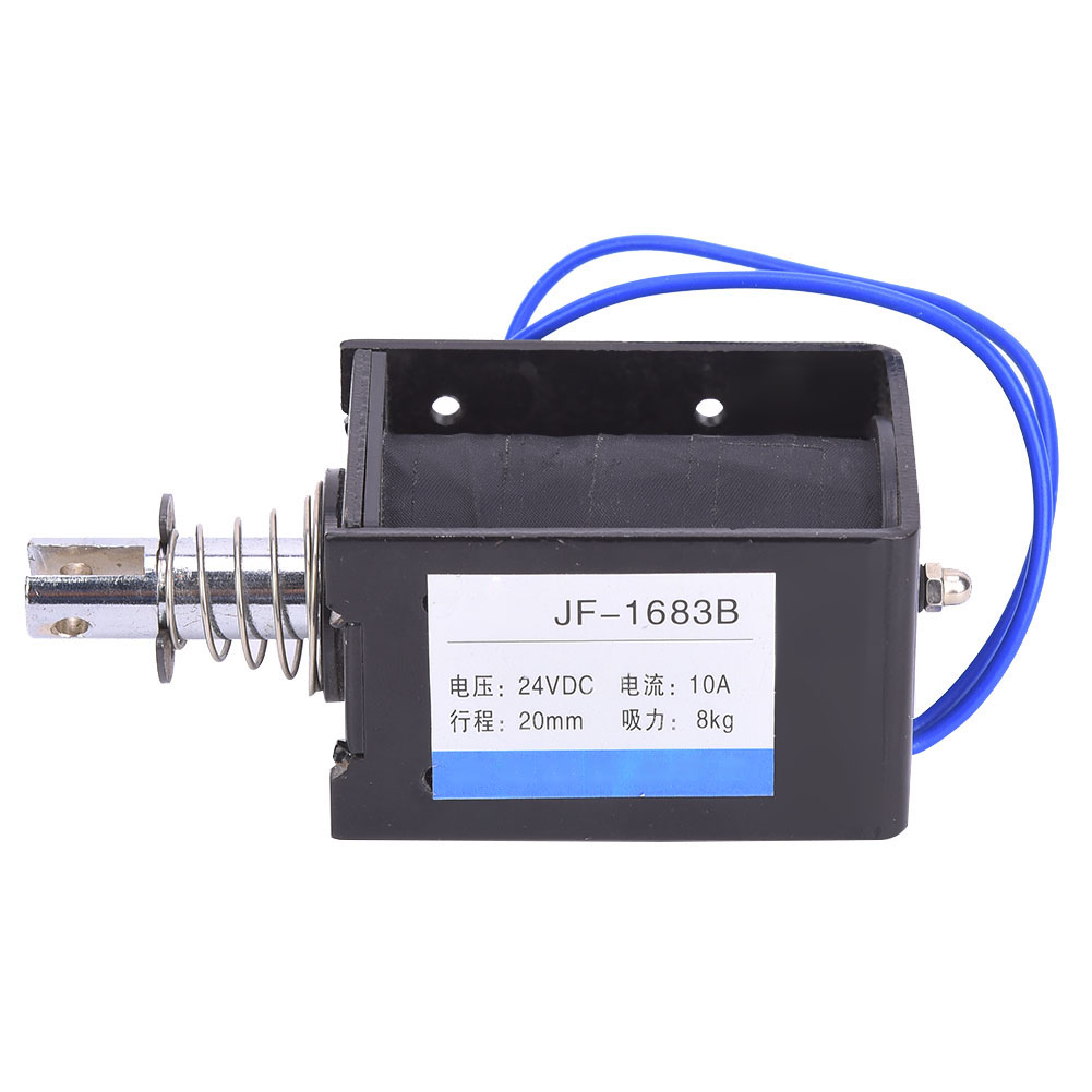 Gleichstrom-gegenzug-elektromagnet Jf-1683b, 78,4 N, 24 V Dc, 20 Mm Hub