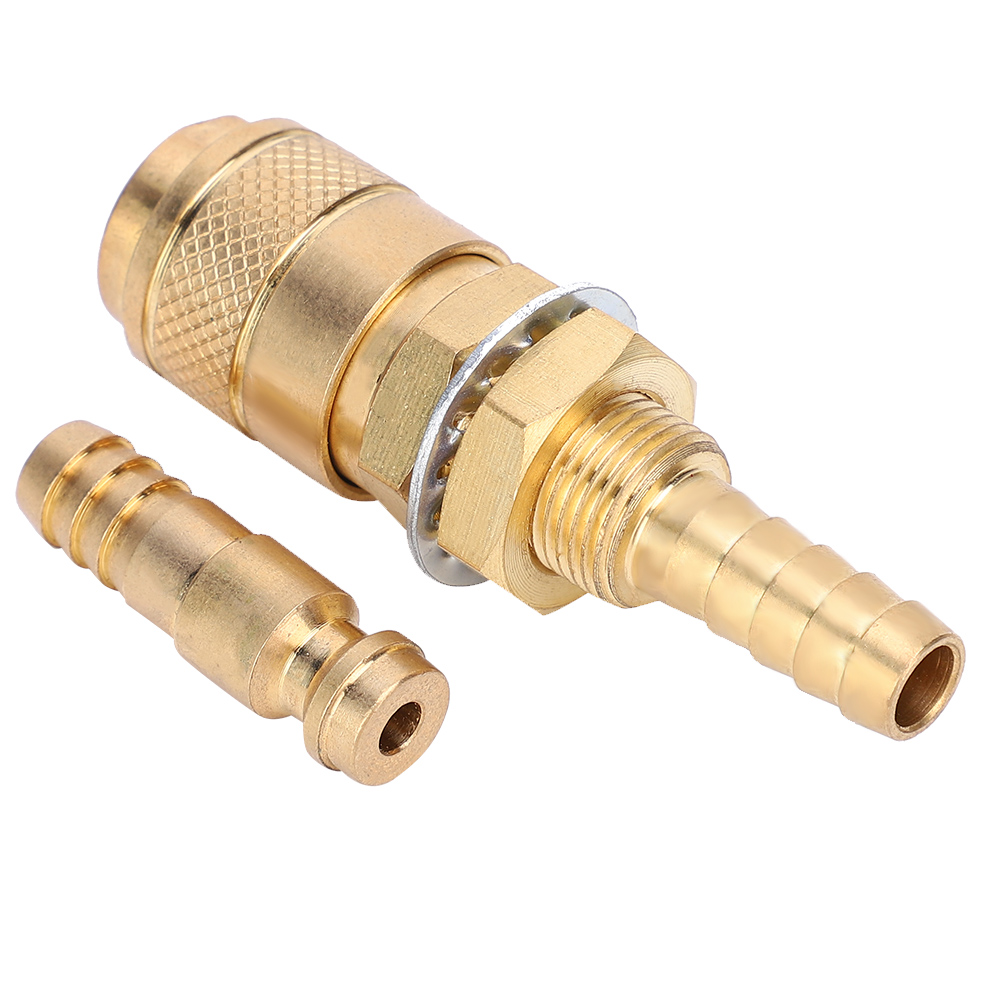 8-mm-schnelladapter, Wasser- Und Gasgekühlt, Für Mig/tig-schweißbrenner (gelb)