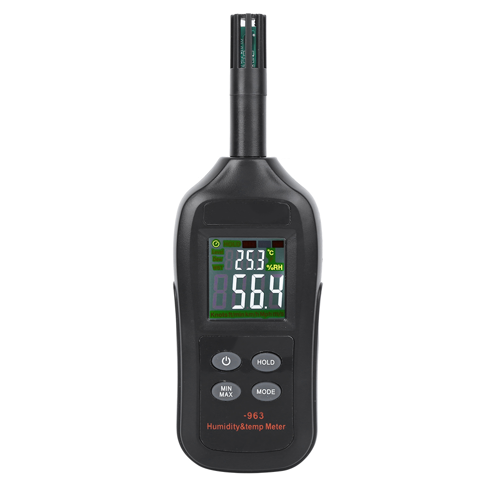 Hochpräzises, Tragbares Digitales Thermometer-hygrometer Mit Lcd-anzeige