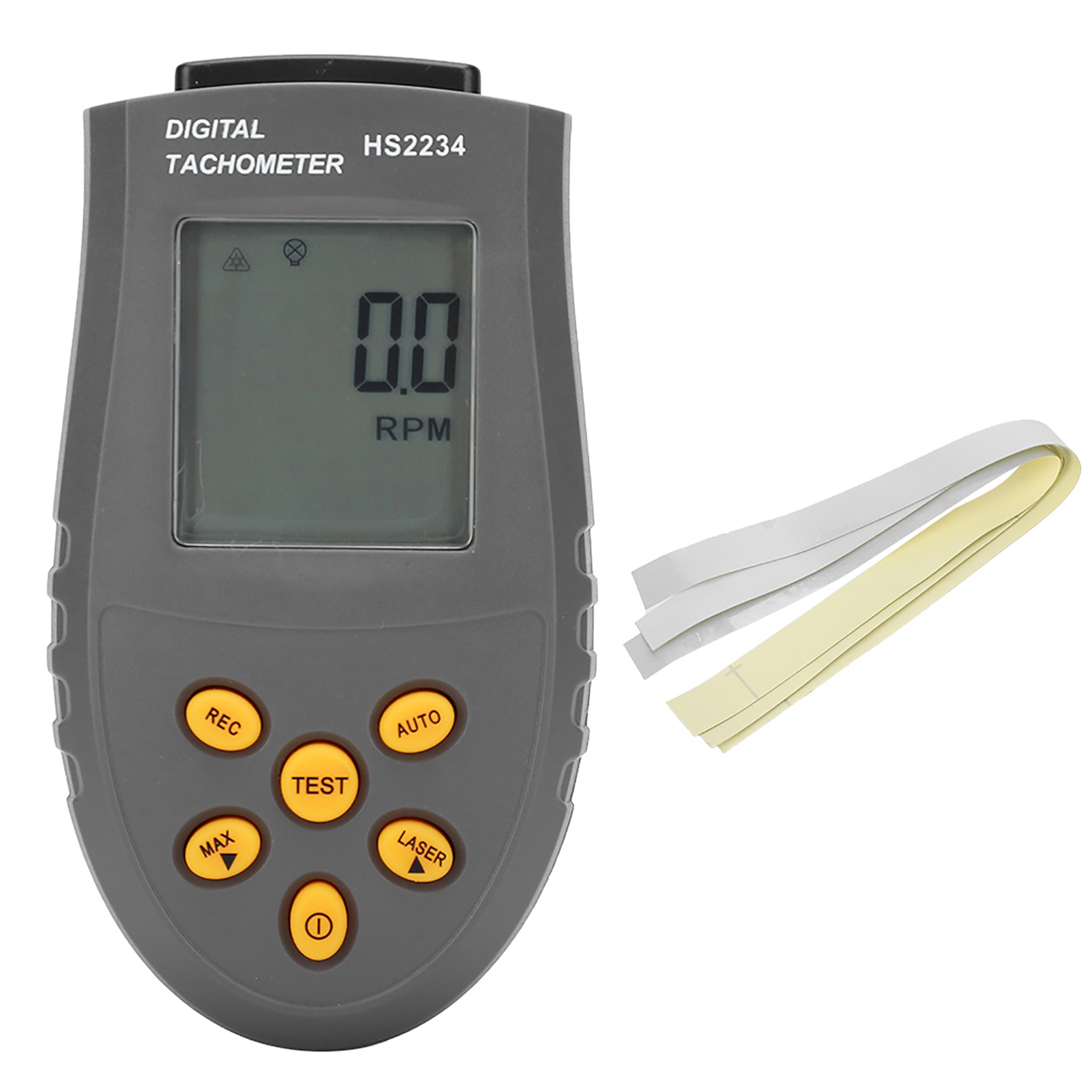 Hs2234 Kontaktloser Digitaler Tachometer - Schwarzes Led-display Digitaler Drehzahlmesser