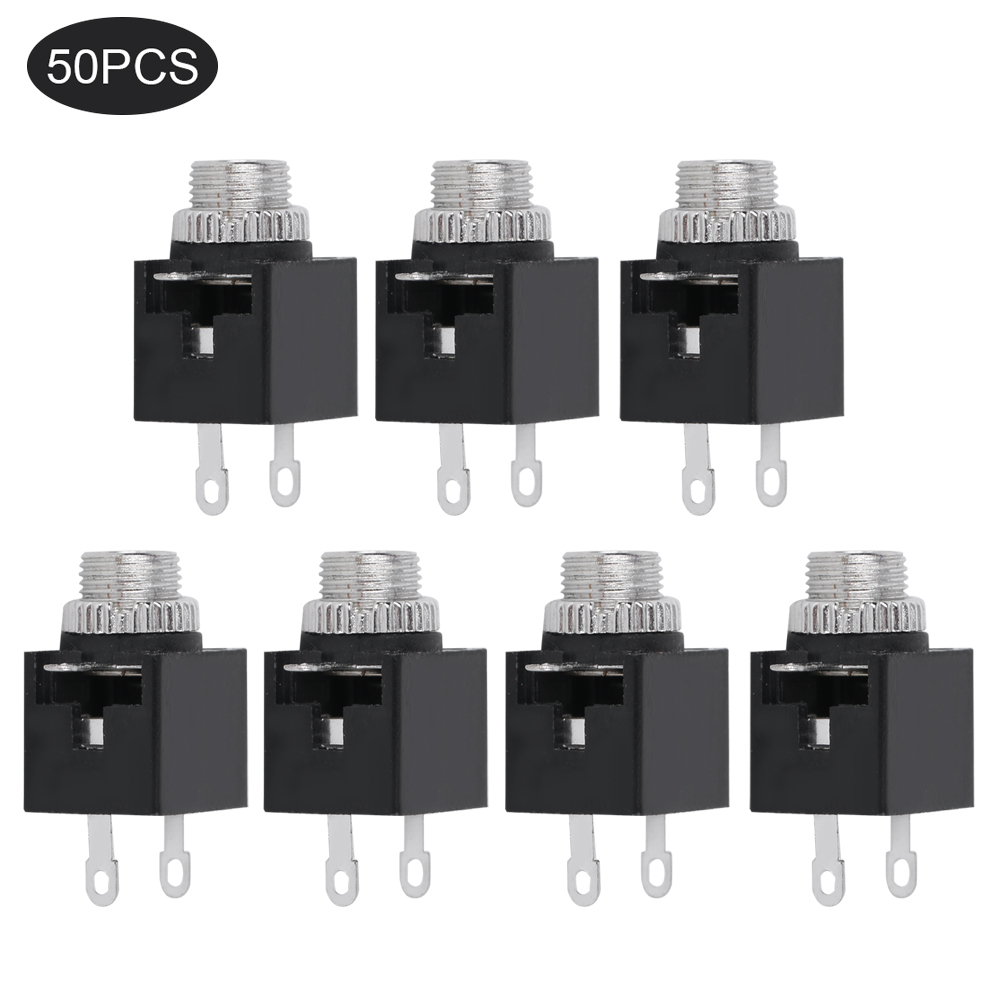 50 Stück 3,5-mm-dip-audioanschlüsse Mit Muttern Für Steckverbinder Und Adapter