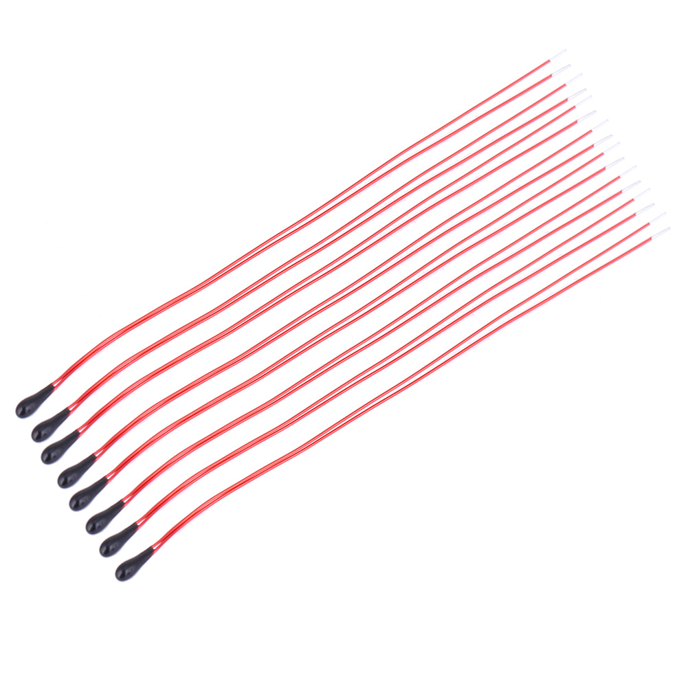 10 Stück Mf52b Hochempfindliche Ntc-thermistoren Mit 60 Mm Langem Emailliertem Draht 10 Kω