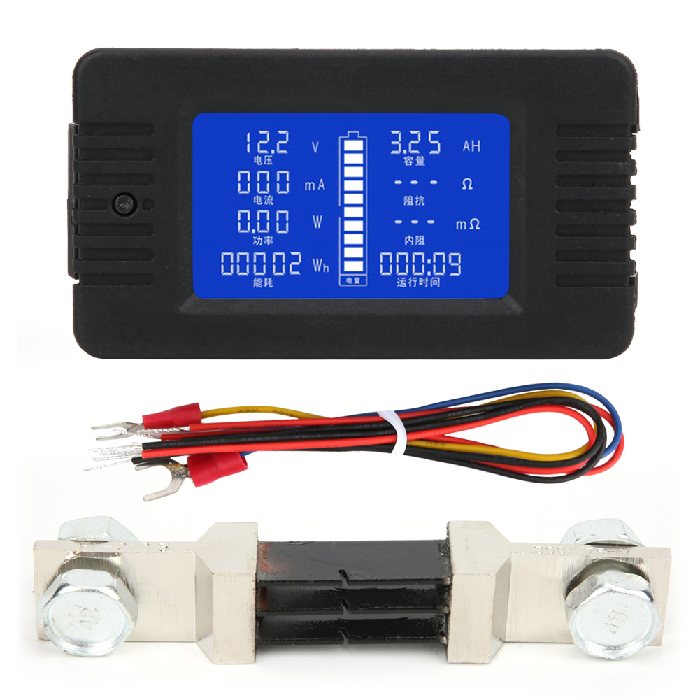 Pzem-015 Lcd-batteriemultimeter Mit Shunt 300a - Multifunktions-digitaltester