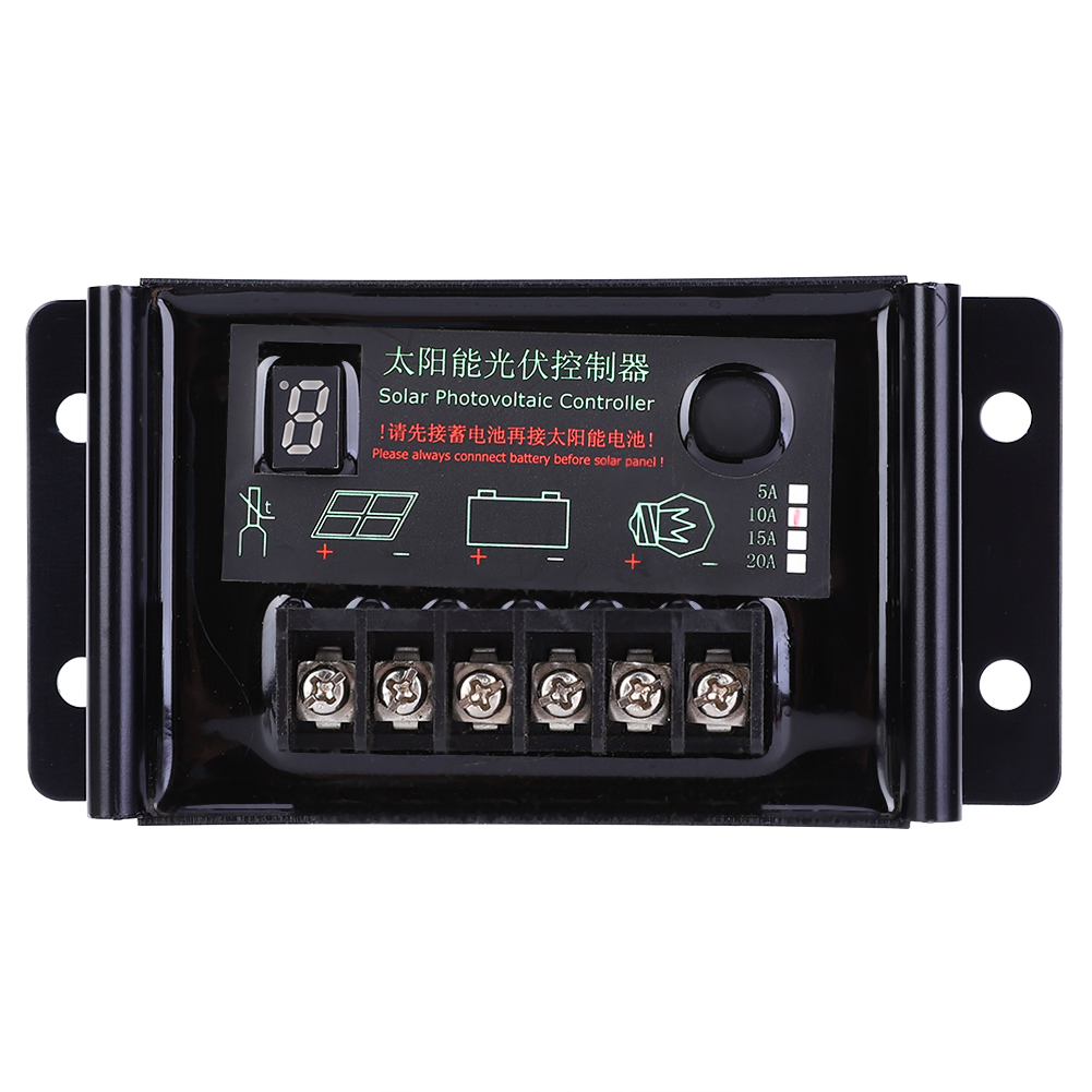 Wasserdichter 10a-solar-laderegler Für 12v- Und 24v-module