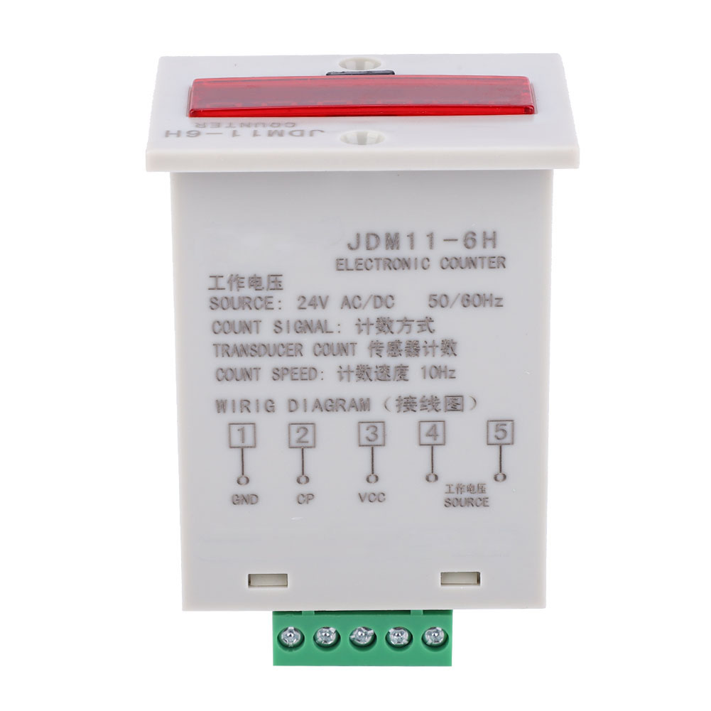 Jdm11-6h 6-stelliges Led-elektronikmessgerät Mit Relais Und Messumformer, 24v Ac/dc-netzteil