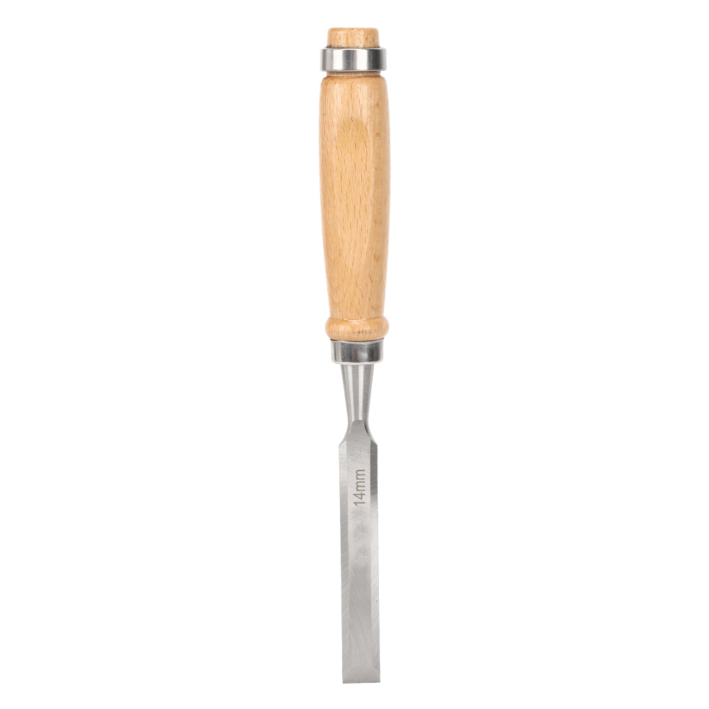 Professioneller 14-mm-holzmeißel Aus Chrom-vanadium-stahl Mit Holzgriff Für Die Holzbearbeitung