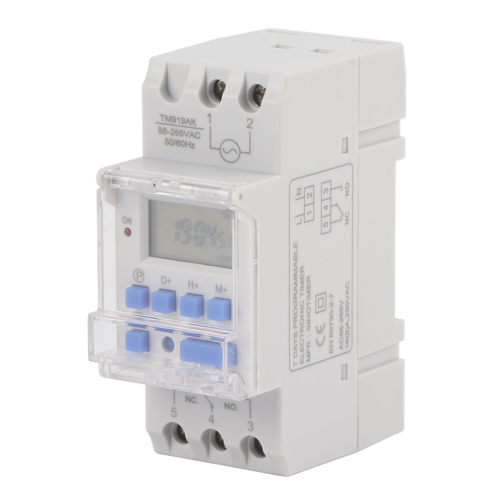 16a 85-265v Ac Lcd Wochenprogrammierbarer Schalter - 12/24h Ein/aus-timersteuerung