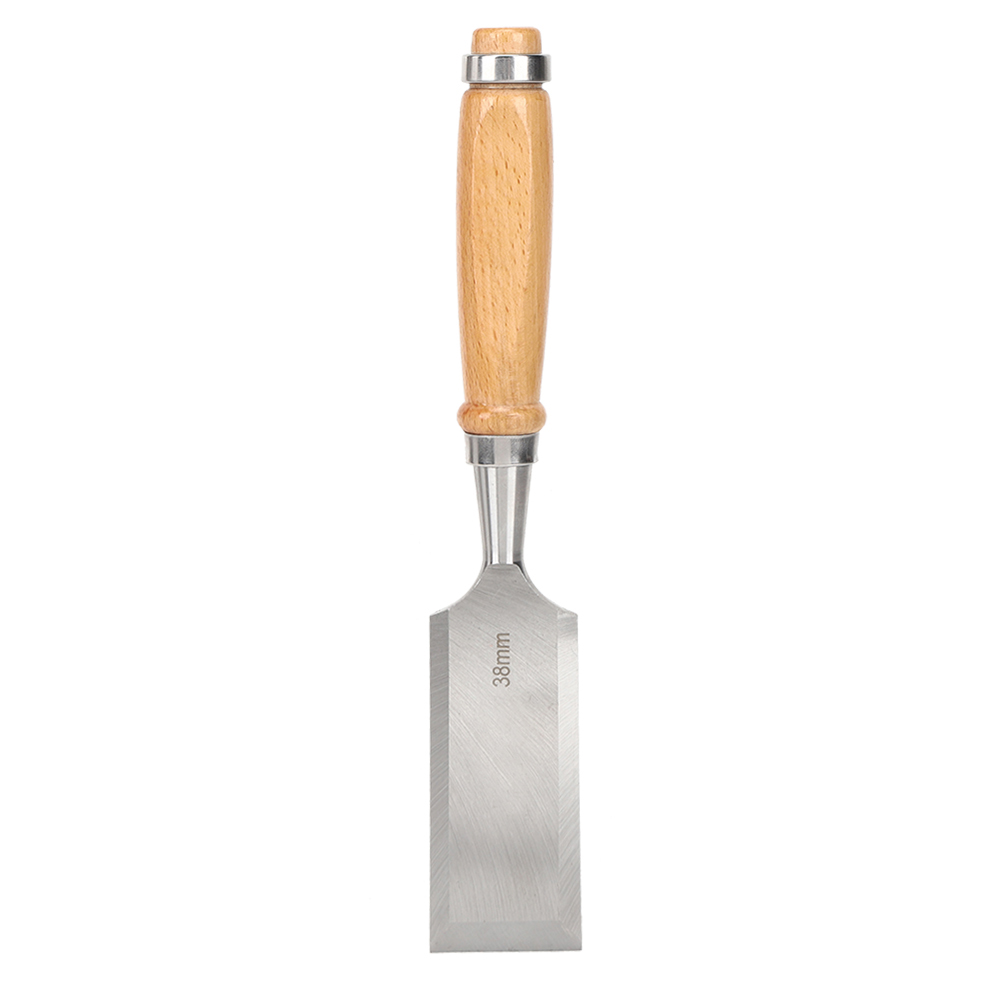 Flacher Holzmeißel Mit Cr-v-holzgriff, 38 Mm, Holzbearbeitungswerkzeug, Industriezubehör