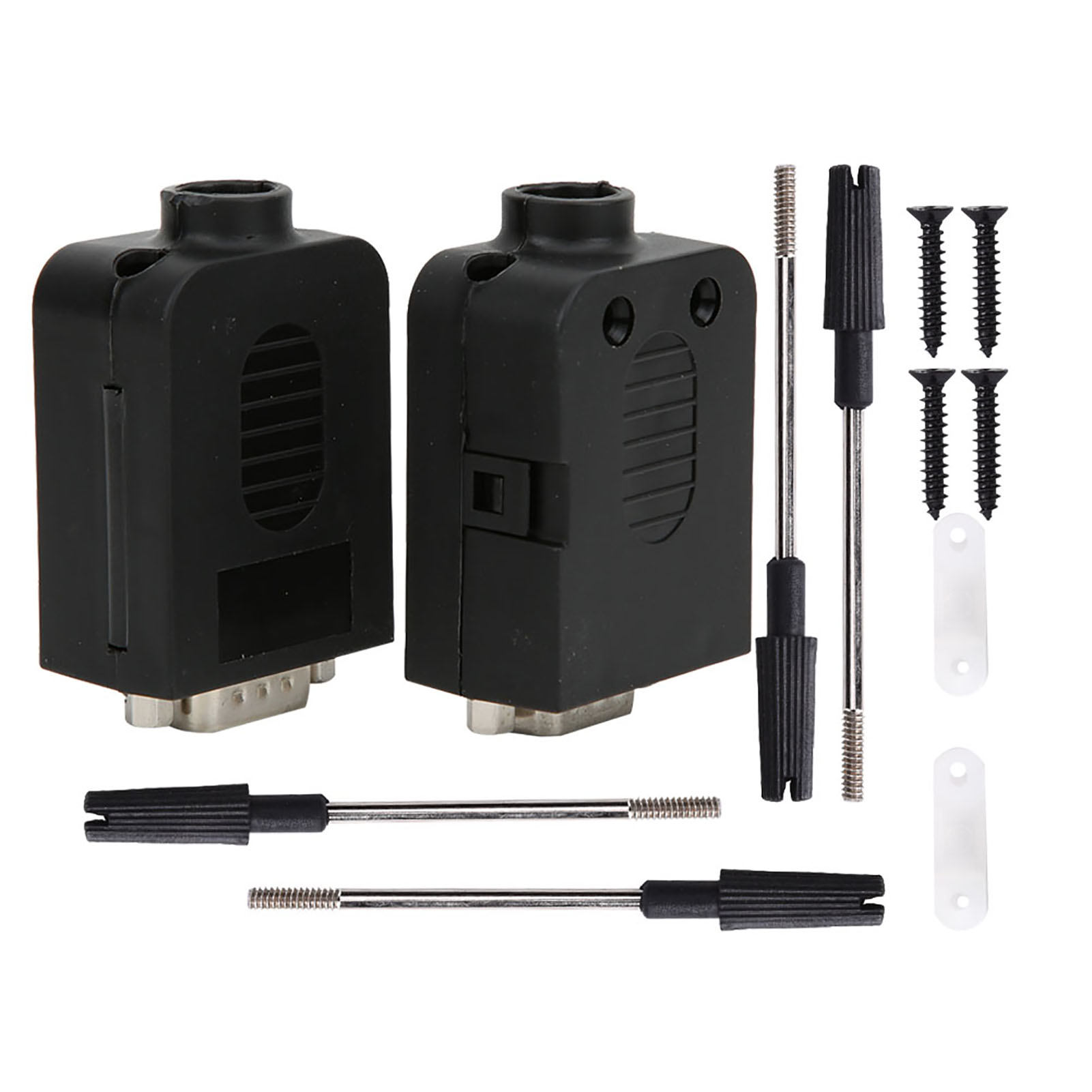 Stück Db9 9-poliger Serieller Adapterstecker (männlich) Auf Klemmenblock Mit Gehäuse