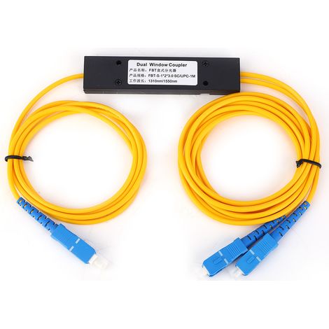 1x2 Singlemode-glasfasersplitter (fbt) Mit Sc/upc-schnittstelle Für 1310-1550 Nm