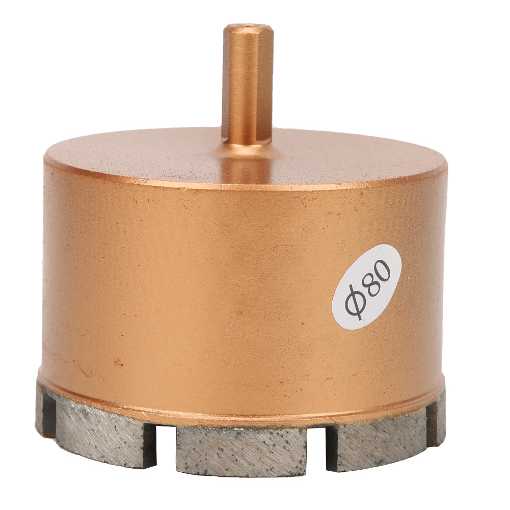 Trocken-diamantbohrer Für Marmor, Granit, Beton, Fliesen, Glas – Größe 80 Mm