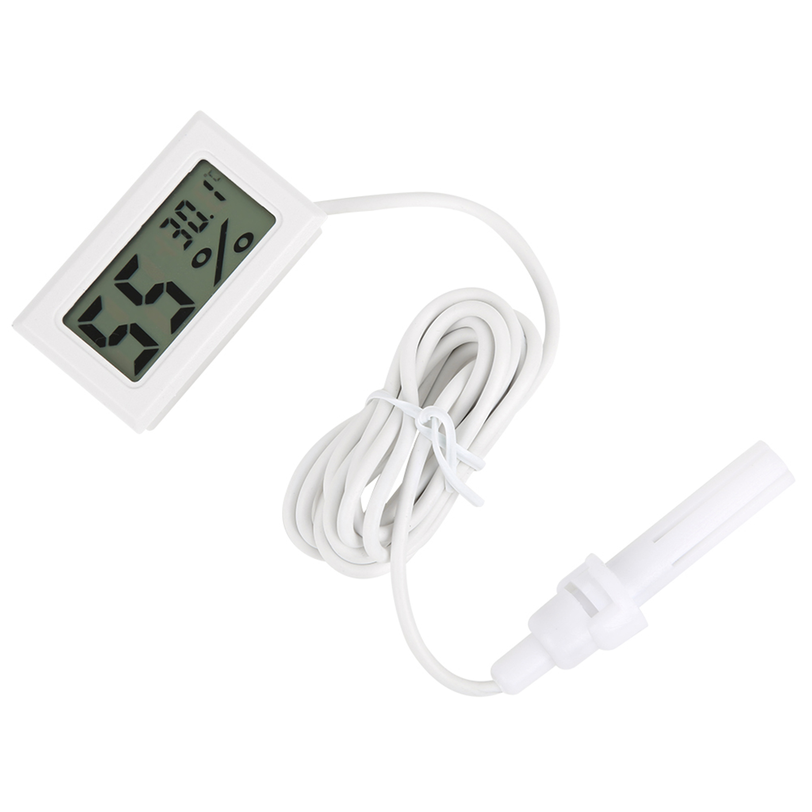Digitales Thermometer-hygrometer Mit Integrierter Sonde Und Led-anzeige Für Den Innenbereich