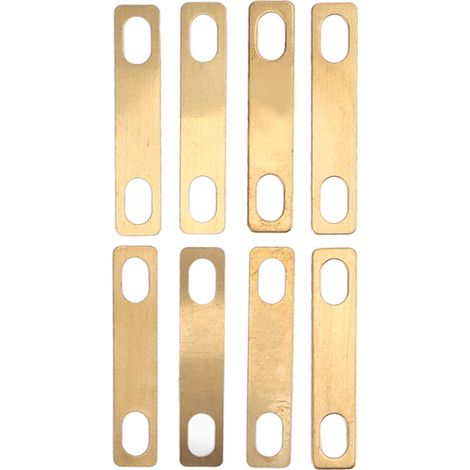 Messing-sattel-distanzstücke Für Gitarren, 4 X 0,2 Mm, 2 X 0,5 Mm, 2 X 1 Mm, Zur Halsjustierung Und Reparatur