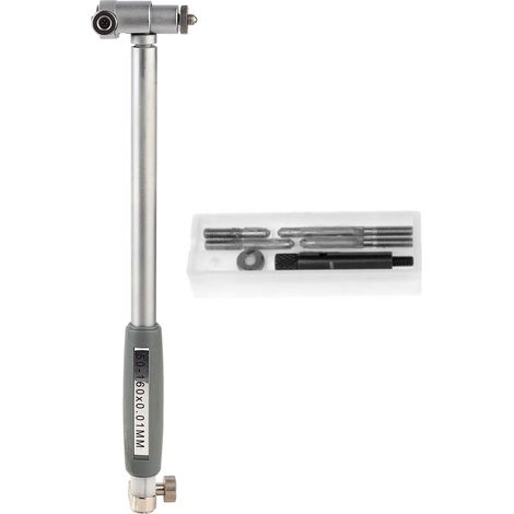 Einteilige Messuhr Für Bohrungsmessungen, Hochpräziser Schaft Aus Aluminiumlegierung Mit 4 Seitlichen Messköpfen, 50–160 Mm