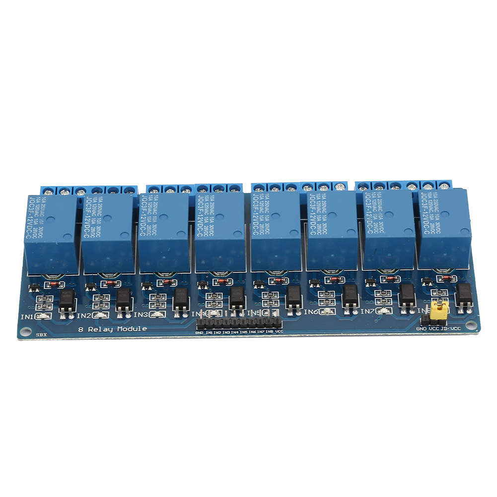 8-kanal-relaismodul Mit Optokoppler-isolation, Blaue Karte Für Sps-steuerung (12 V)