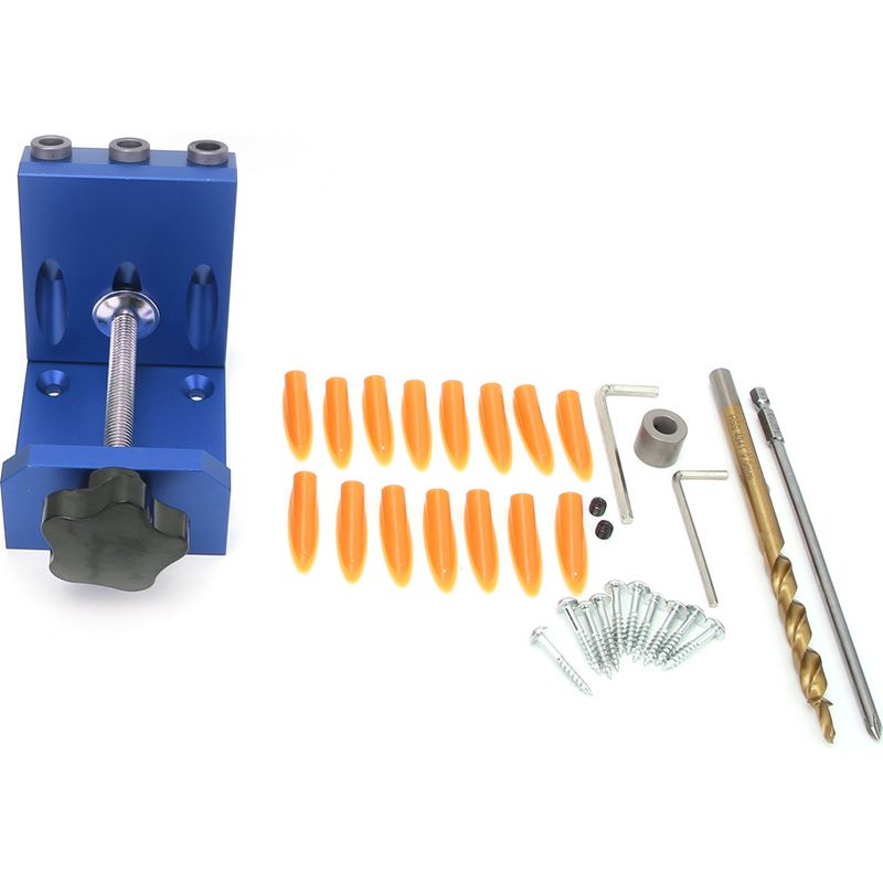 Präzisionsbohrführung Mit Winkelbohrer Für Holz, Metall Und Industrielle Anwendungen (modell Xk R3 Blau)