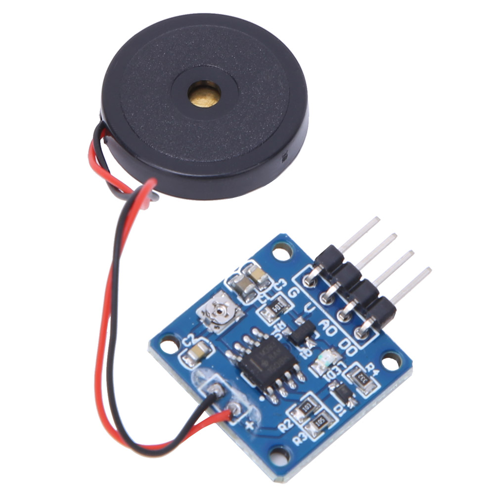 5v Dc Piezoelektrisches Vibrationssensormodul Mit Tippschalter Und Digitalem/analogem Ausgang