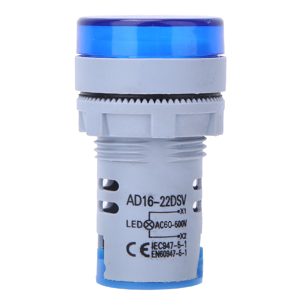 Digitales Voltmeter Ac 60v-500v Mit Blauer Led-anzeige Ad16-22ds