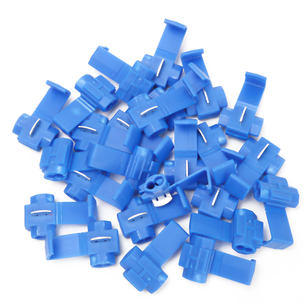25 Stück Blaue, Lötfreie Schnellverbinder 0,75–2,5 Mm / Awg 14–18