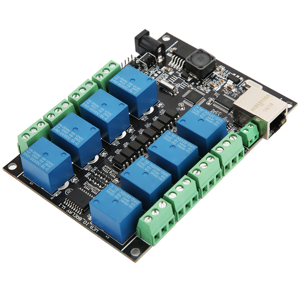Sps-steuermodul Mit Rj45-netzwerkrelais, 8 Kanäle, Nc-1000 Industriezubehör Für Wlan-fernsteuerung