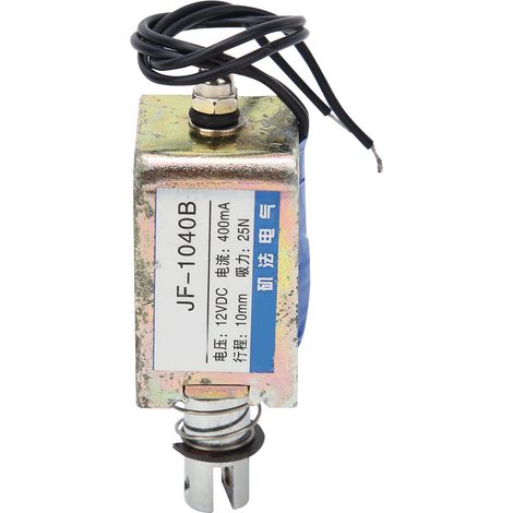 Gleichstrom-zug-solenoid-elektromagnet Jf-1040b, Kraft 25 N, Hub 10 Mm, Spannung 12 V.