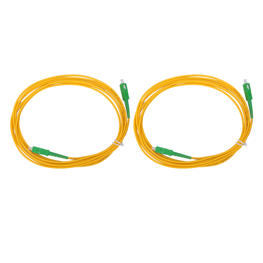 Stück Singlemode Sc/apc Glasfaser-patchkabel, 3 M, G652d Os2, Einadrig