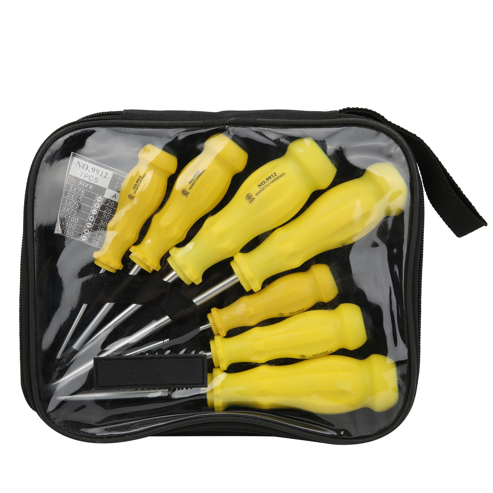 7-teiliges Schraubendreher-set Mit Schlitz- Und Kreuzschlitzköpfen, Legierter Stahl, Pp-griff, Industrielles Reparaturwerkzeug
