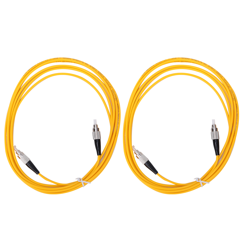 Stück Singlemode Fc/upc Glasfaser-patchkabel, 3 Meter, Gelb