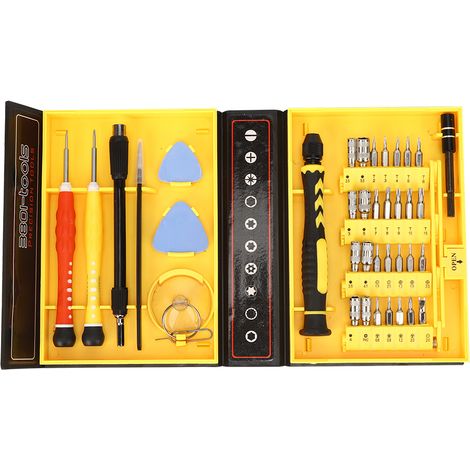 Set Mit 38 Präzisionsspitzen Aus Chrom-vanadium-stahl Für Die Handy-reparatur