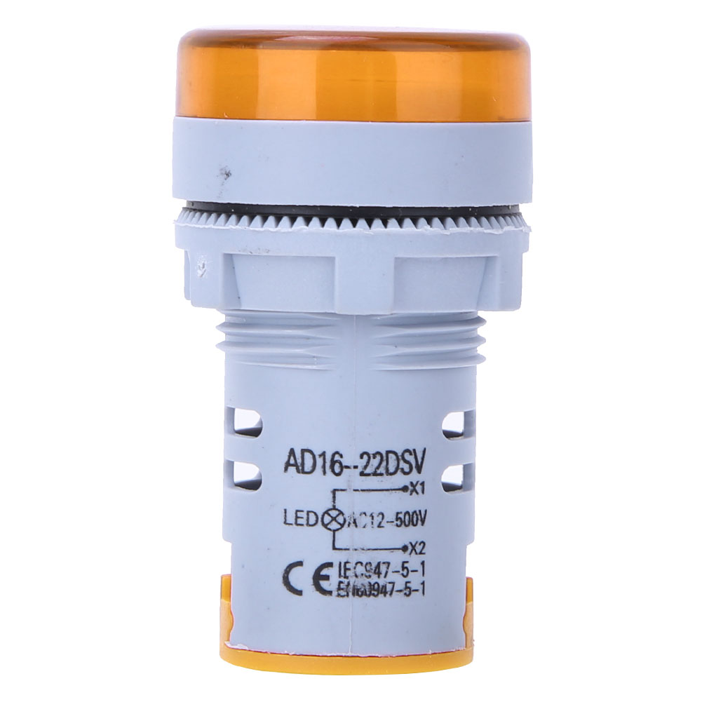Ad16-22ds Led-anzeige Mit Digitalanzeige, Wechselspannungsmesser 60 V–500 V, Gelb