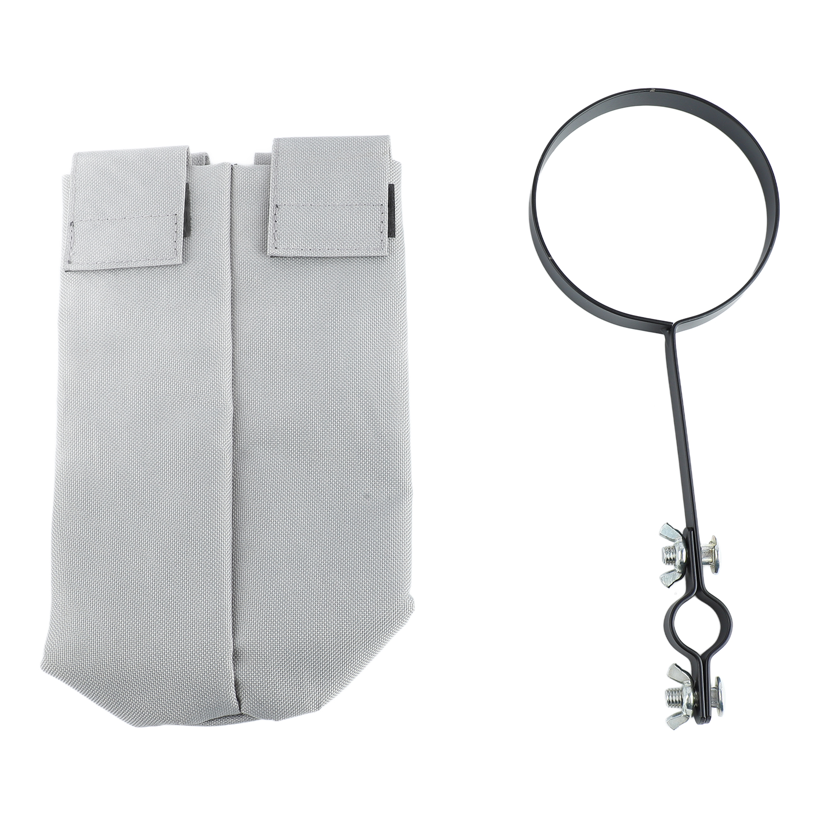 Großer, Wasserdichter Drumstick-halter Aus Oxford-canvas Mit Drumstick-clip, Modell Wh04, Grau