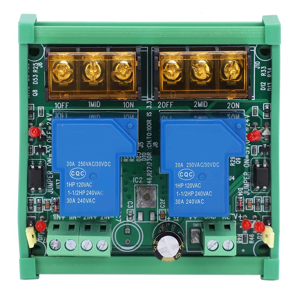 2-kanal-relaismodul 24 V 30 A, Hochleistungsschalter Für Industrielle Automatisierungs-sps