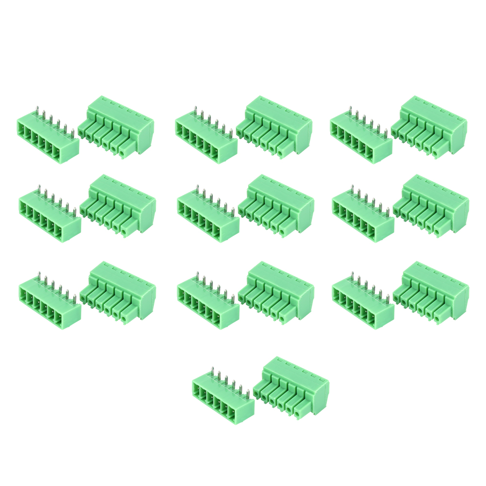 15edg 3,81 Mm Stecker/buchse Steckklemme – 10er-packung – 6-poliger Schnellanschluss