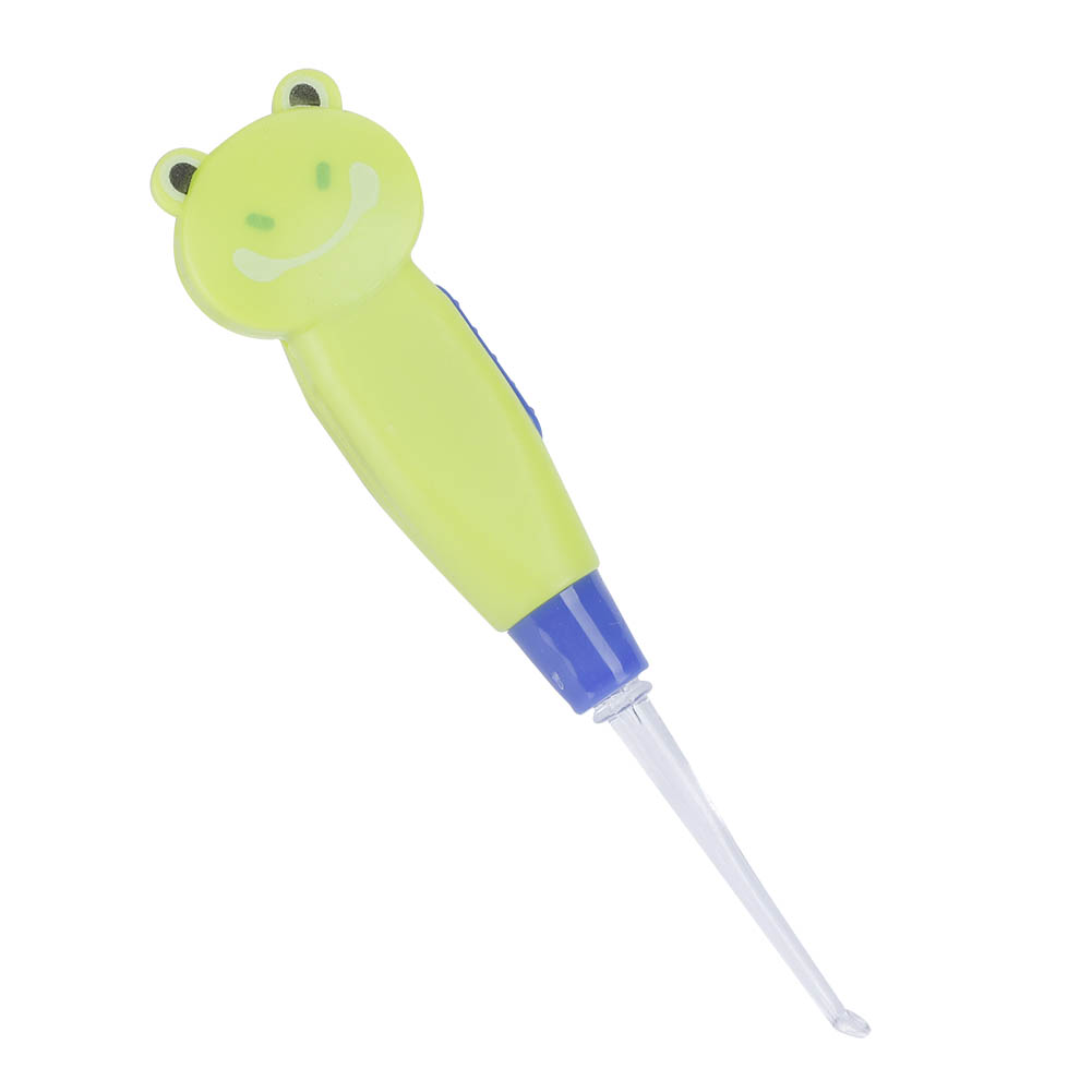 Niedliche Froschförmige Led-taschenlampe, Ohrreiniger Mit Wachspinzette Und Reinigungslöffel