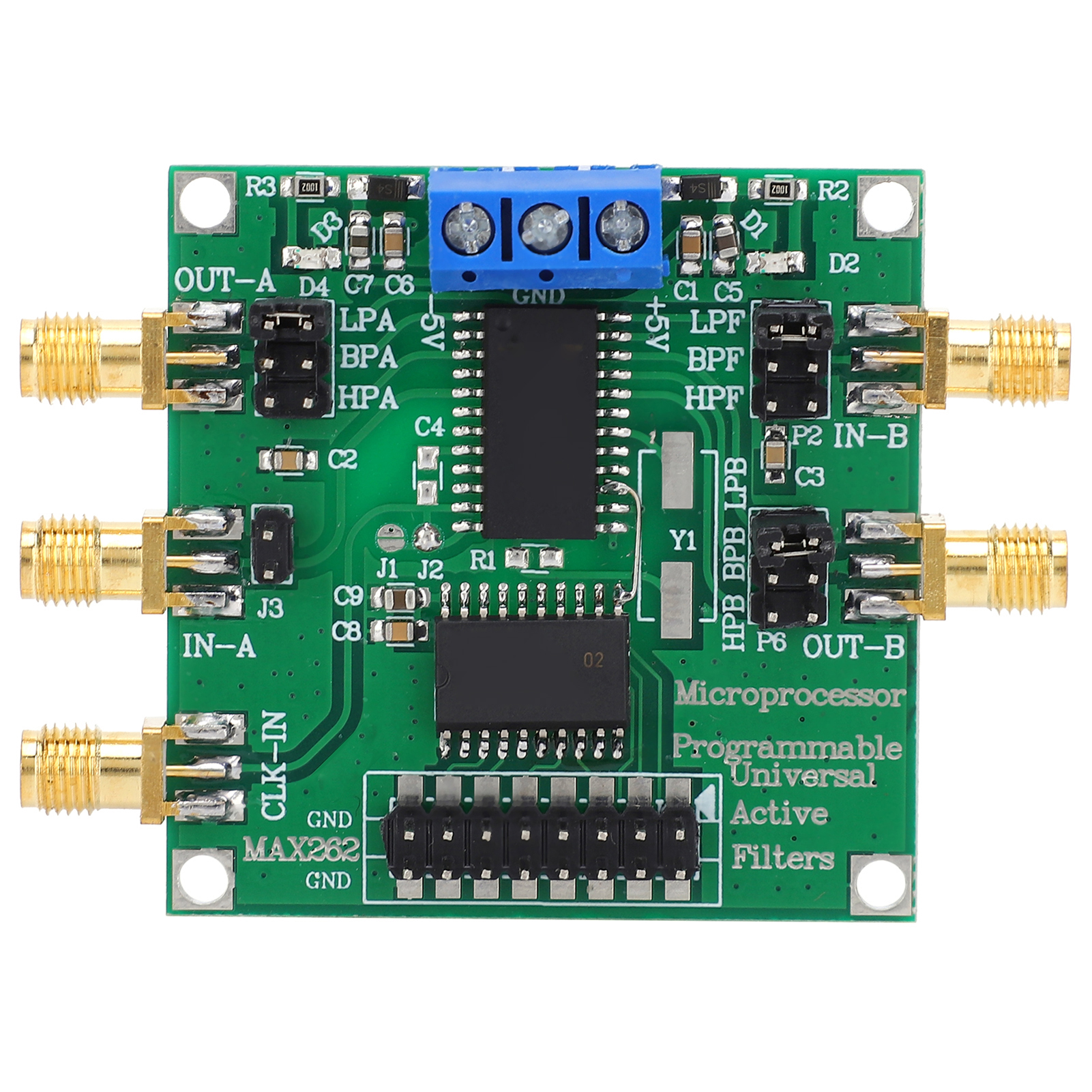 Max262 Aktives Filtermodul, Programmierbarer Hochpass-/tiefpassfilter, Elektronisches Bauteil