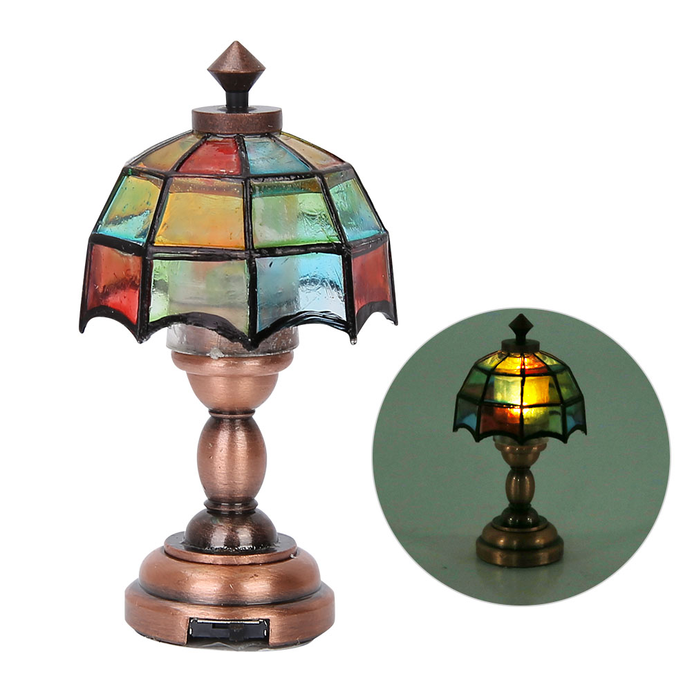 Miniatur-led-lampe In Verschiedenen Farben Für Puppenhäuser Im Maßstab 1:12 – Simulierte Beleuchtungsdekoration