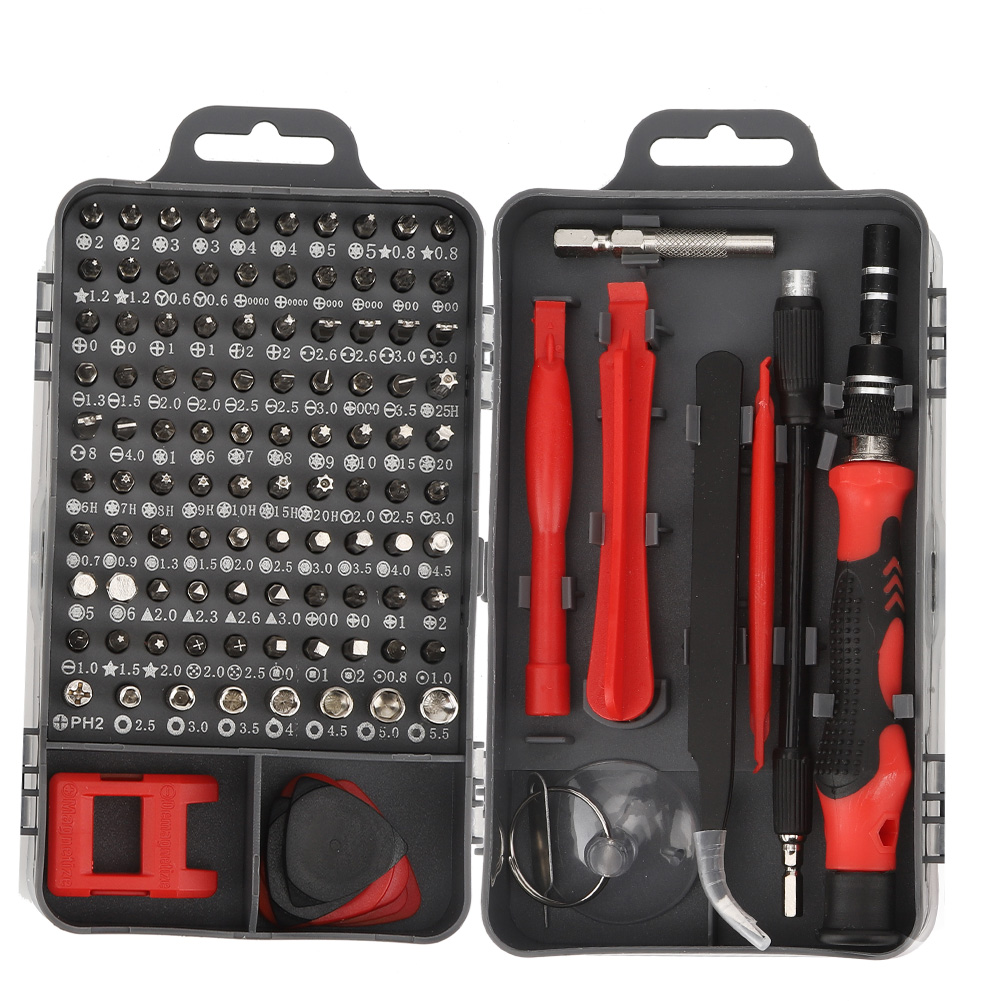115-teiliges Multifunktions-schraubendreher-set Für Die Reparatur Von Uhren Und Handys