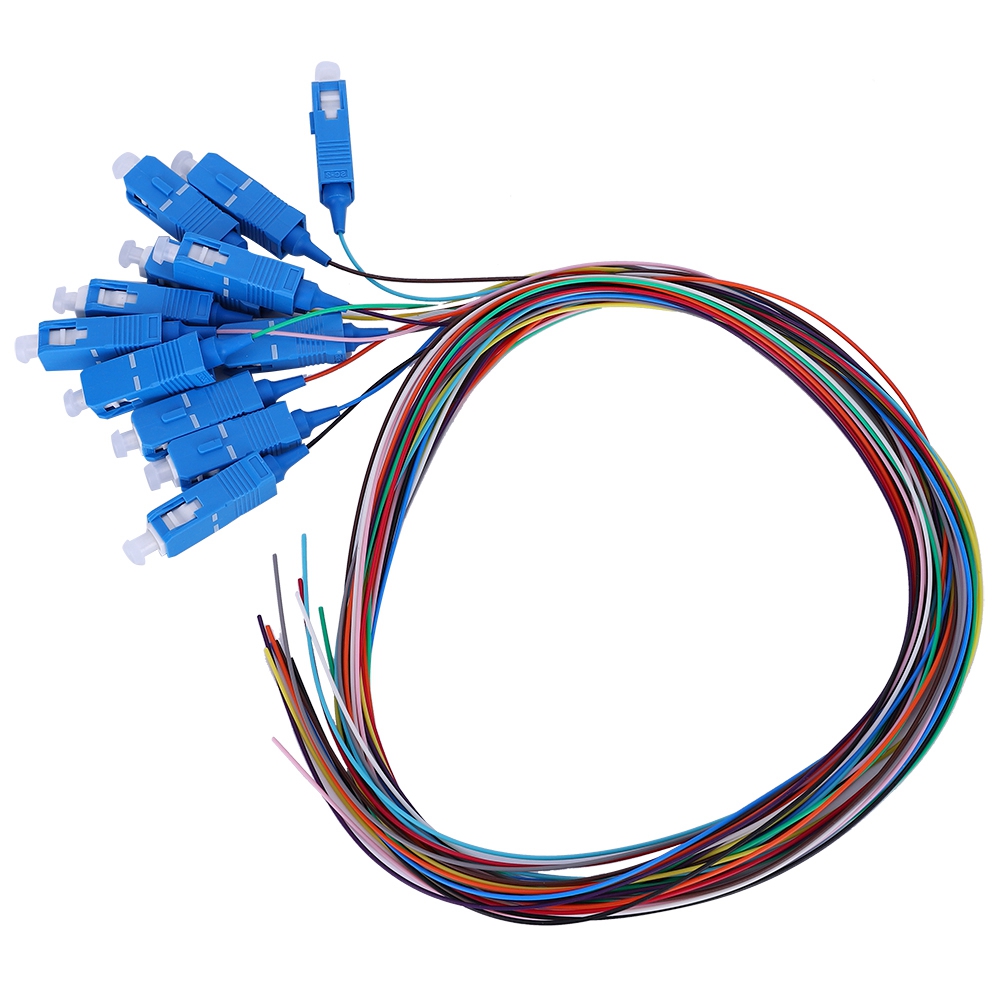 Singlemode-glasfaser-pigtail, 12 Sc/upc-trommeln Mit Pvc-ummantelung