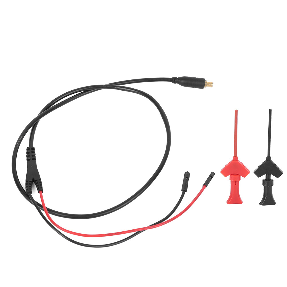 Prüfkabel Mit Haken, 2 Mm Rot Und Schwarz, Für Oszilloskope Und Multimeter