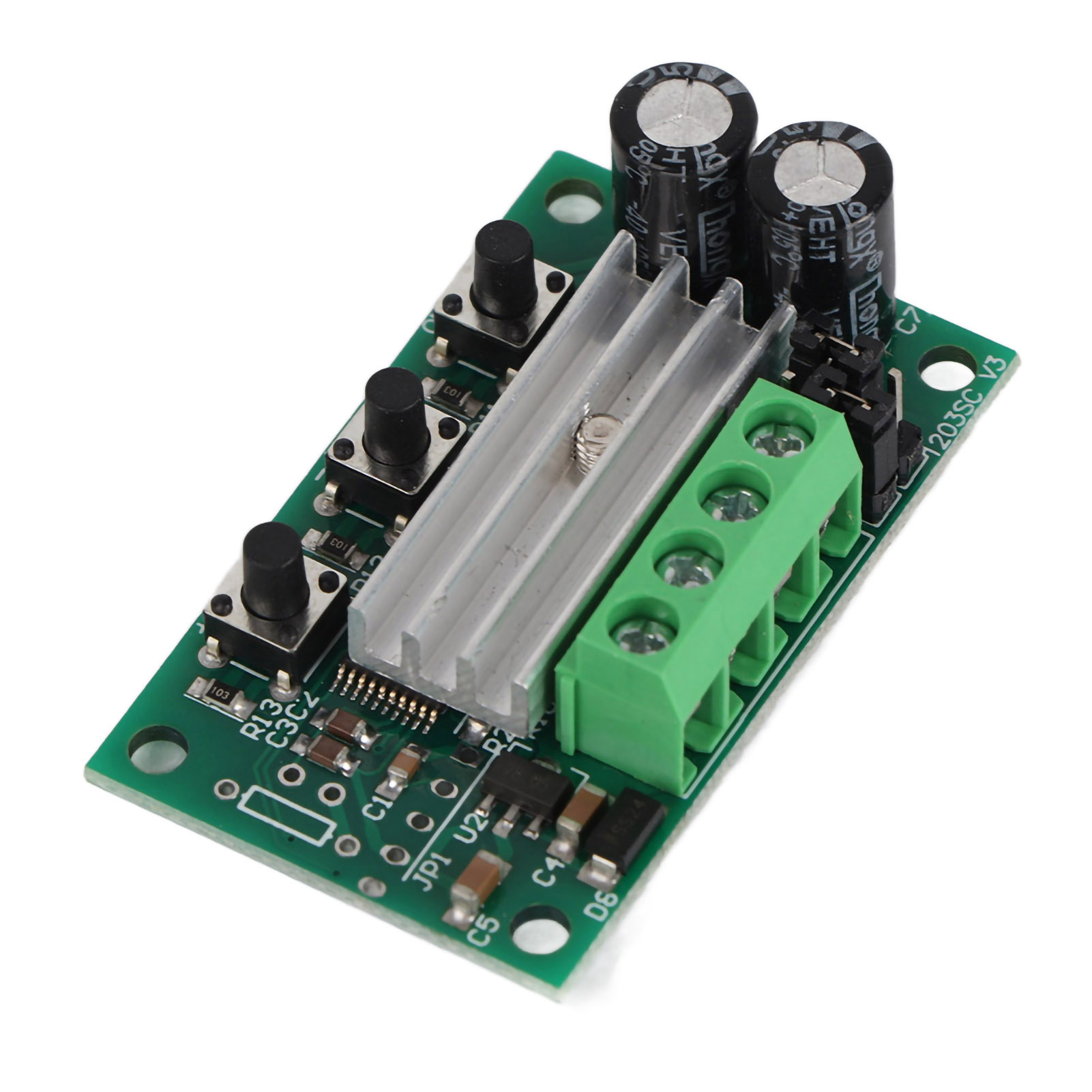 Pwm-drehzahlregler Für 6v, 12v, 24v, 2a Gleichstrommotoren Mit Druckknopf