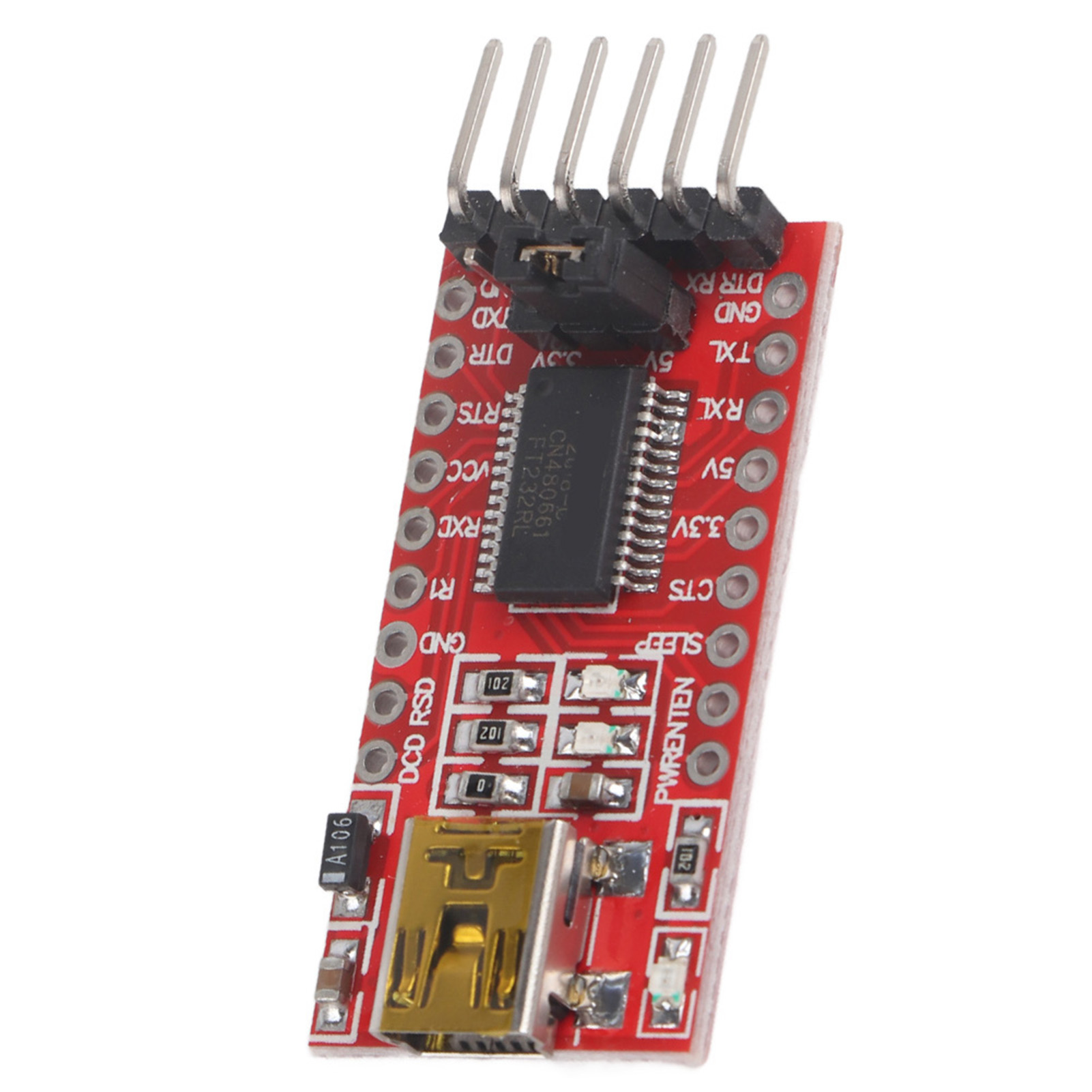 Ft232rl Mini-usb-zu-ttl-seriell-3,3v/5v-konvertermodul-adapter
