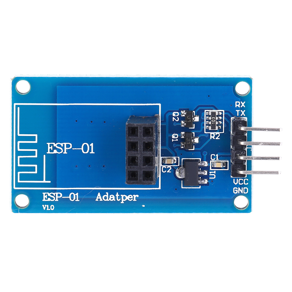 2-teiliges Set Esp8266 Wlan-adaptermodul Esp-01 3,3 V/5 V Transparente Übertragung